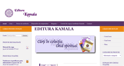 Desktop Screenshot of editura.kamala.ro